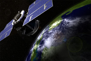 Image of CloudSat satellite