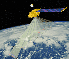 An image of the TERRA satellite